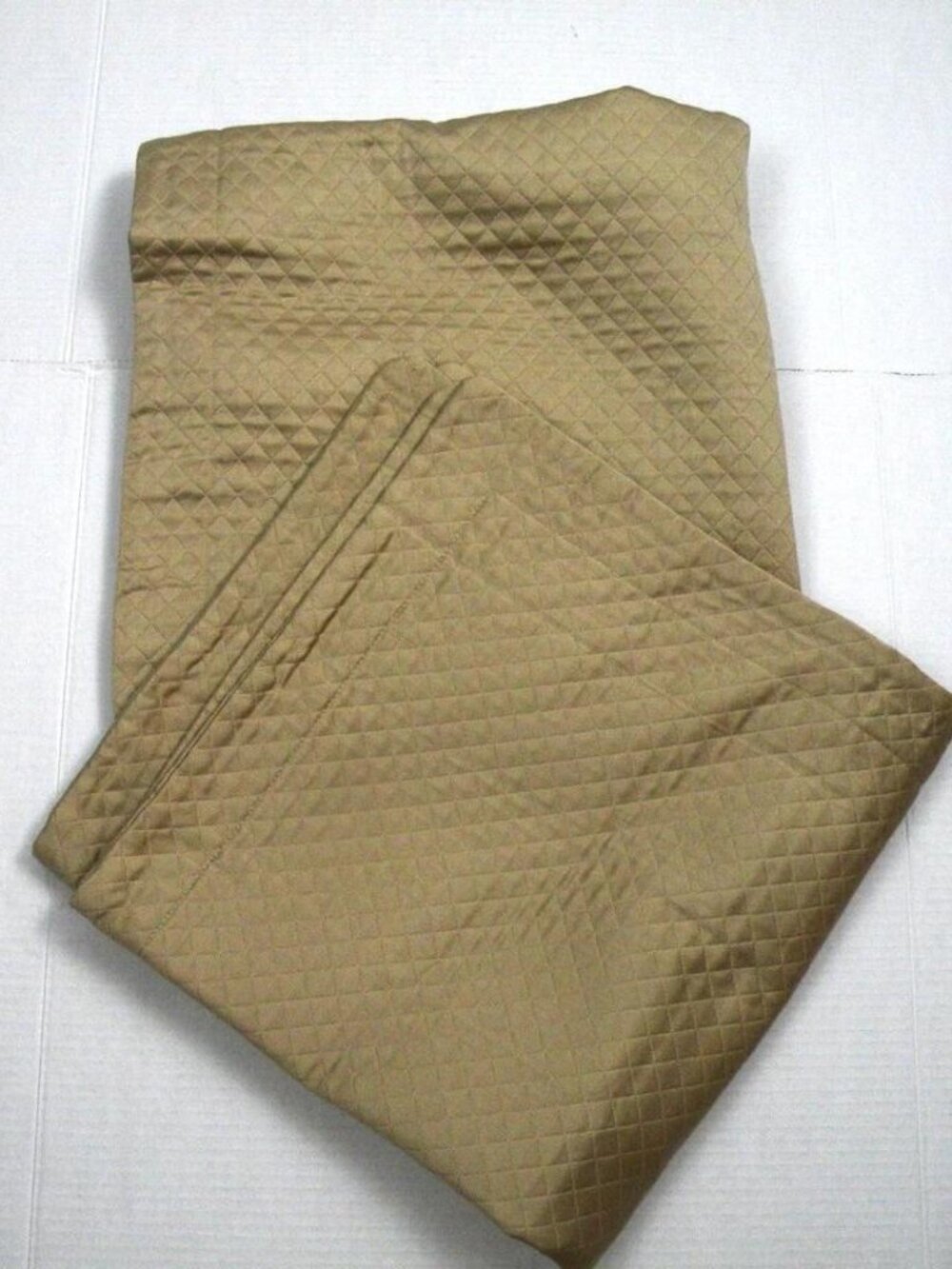 RESTORATION HARDWARE (2) SATEEN PILLOW SHAMS SET 26"x26” DUNE (KHAKI)